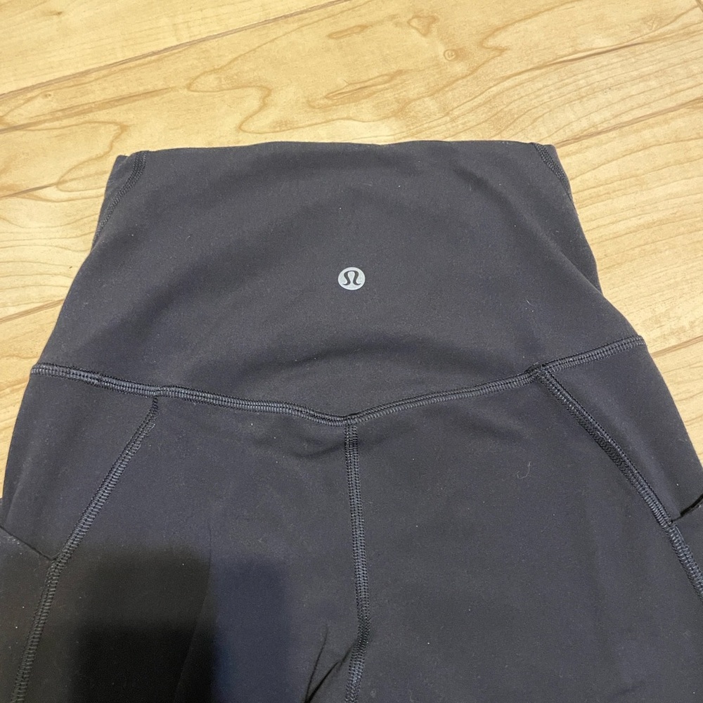 Lululemon Align Leggings High Rise Pants with Pockets Black Size 2